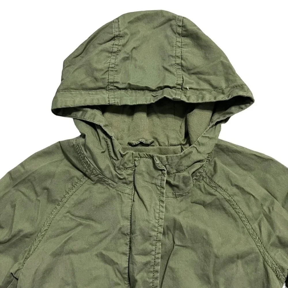 Old Navy 3T Green Hooded Utility Jacket